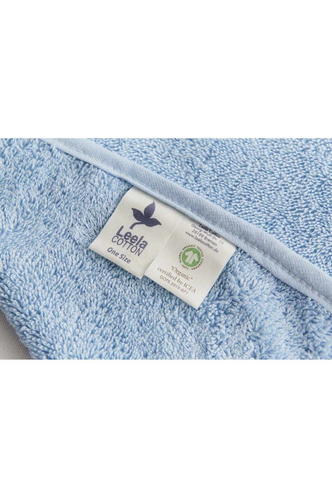 2400T | Baby Badehandtuch - Hellblau