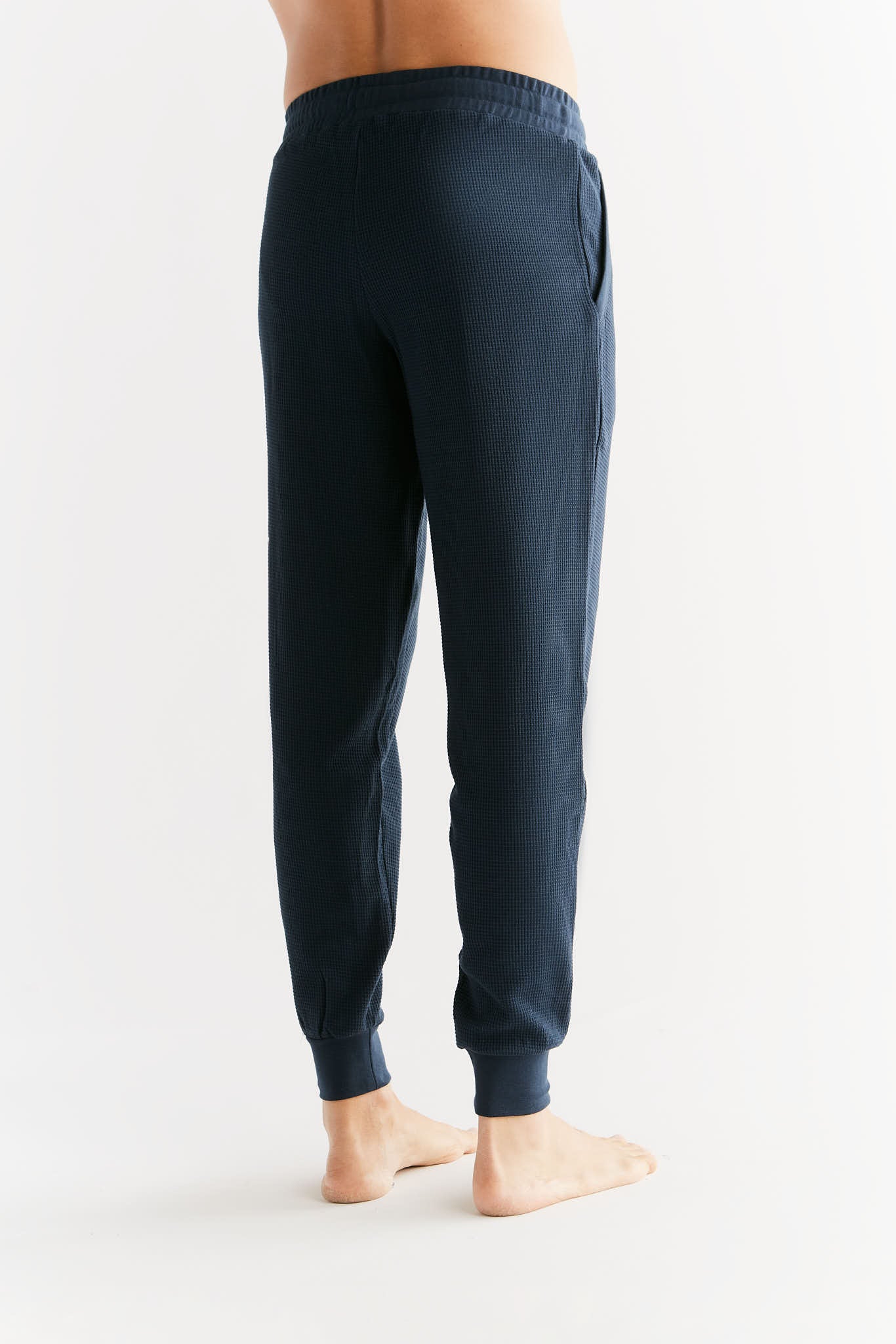 2454-061 | Waffel Strick Herrenhose - Indigo