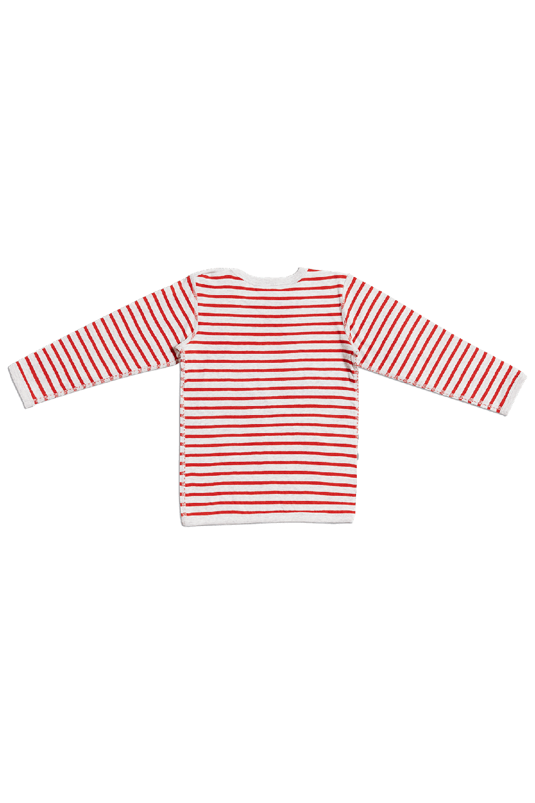 2460 | Kinder Wendelangarmshirt - Grau-Ziegelrot