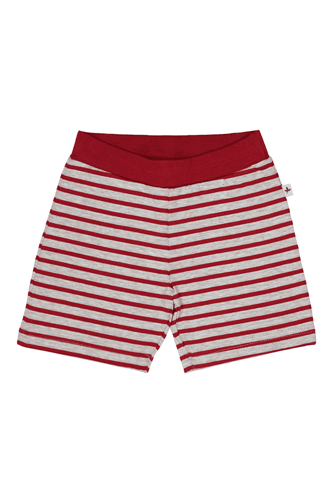 2467 | Kinder Shorts - Ziegelrot-Beige-Melange