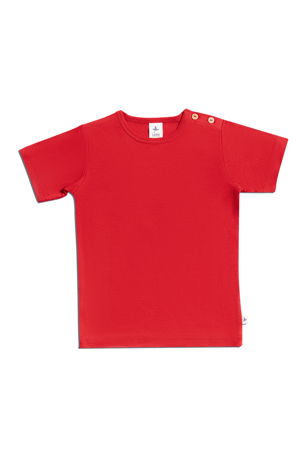 2469 | Kinder Basic Kurzarmshirt - Ziegelrot