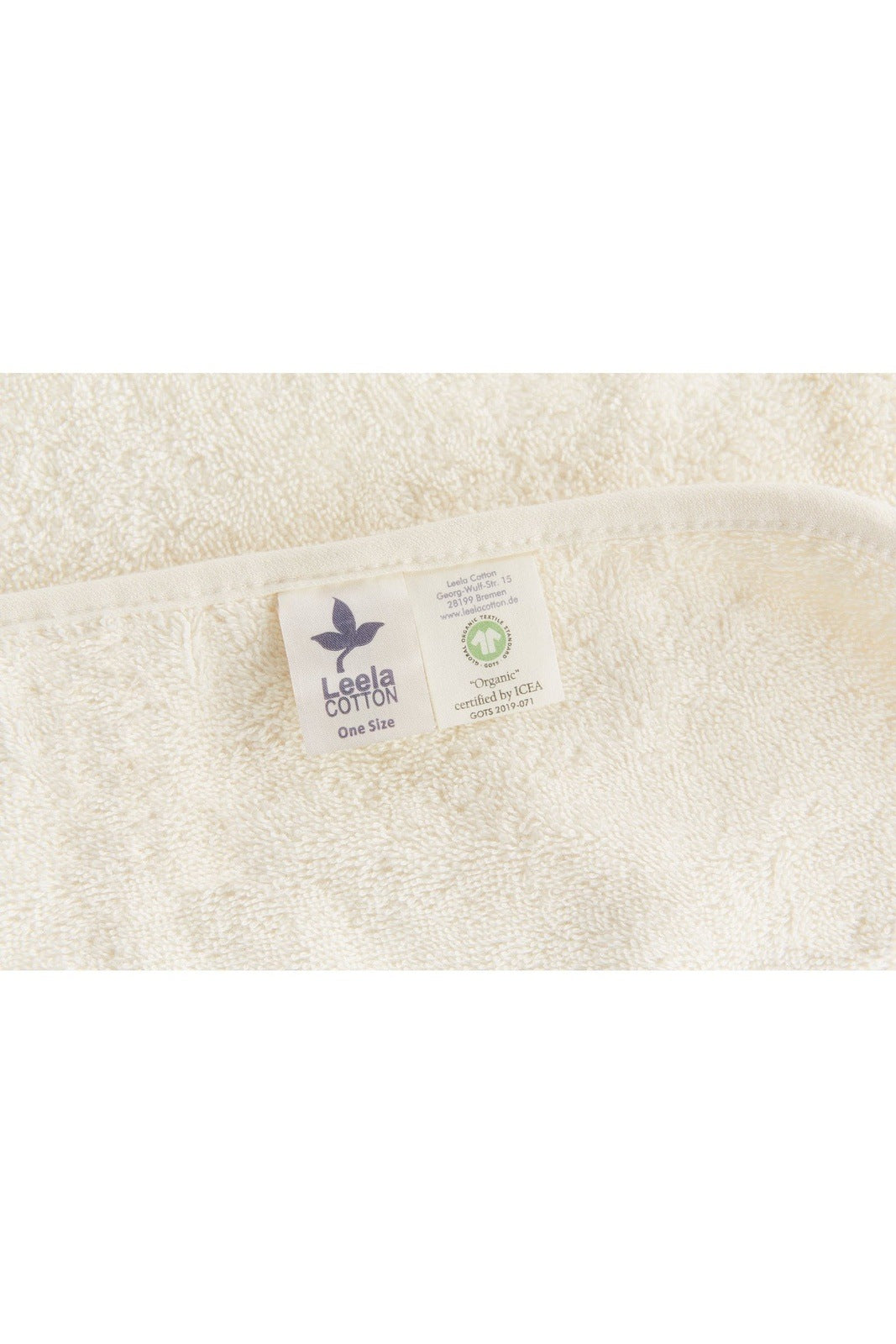 2500-01 | Baby Badehandtuch - Natur