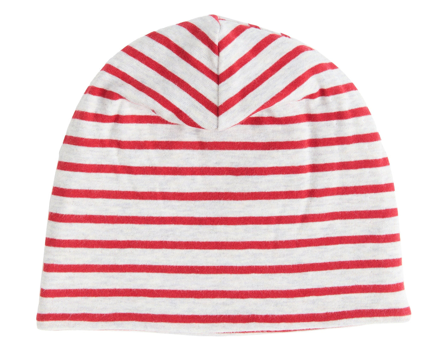 2661 ZB| Kinder Wende Beanie - Ziegelrot/Beige