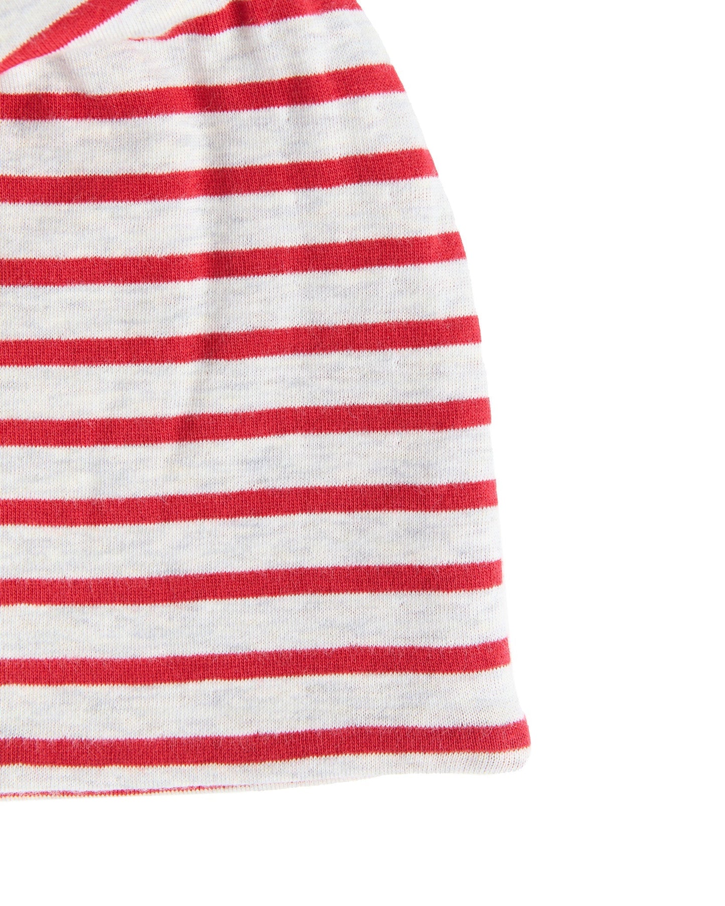 2661 ZB| Kinder Wende Beanie - Ziegelrot/Beige