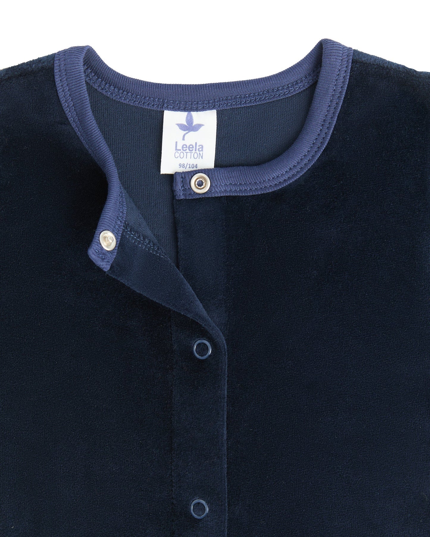 2730 AB | Baby Langärmeliger Strampler - Nachtblau