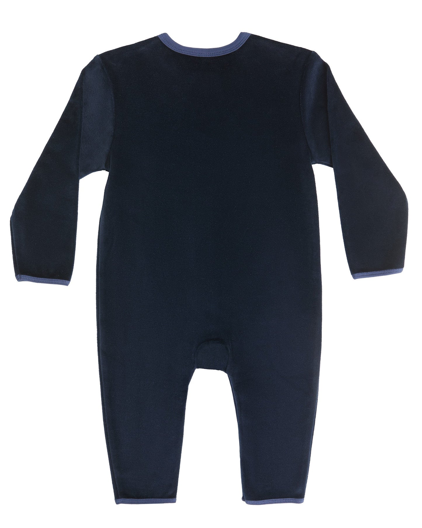 2730 AB | Baby Langärmeliger Strampler - Nachtblau