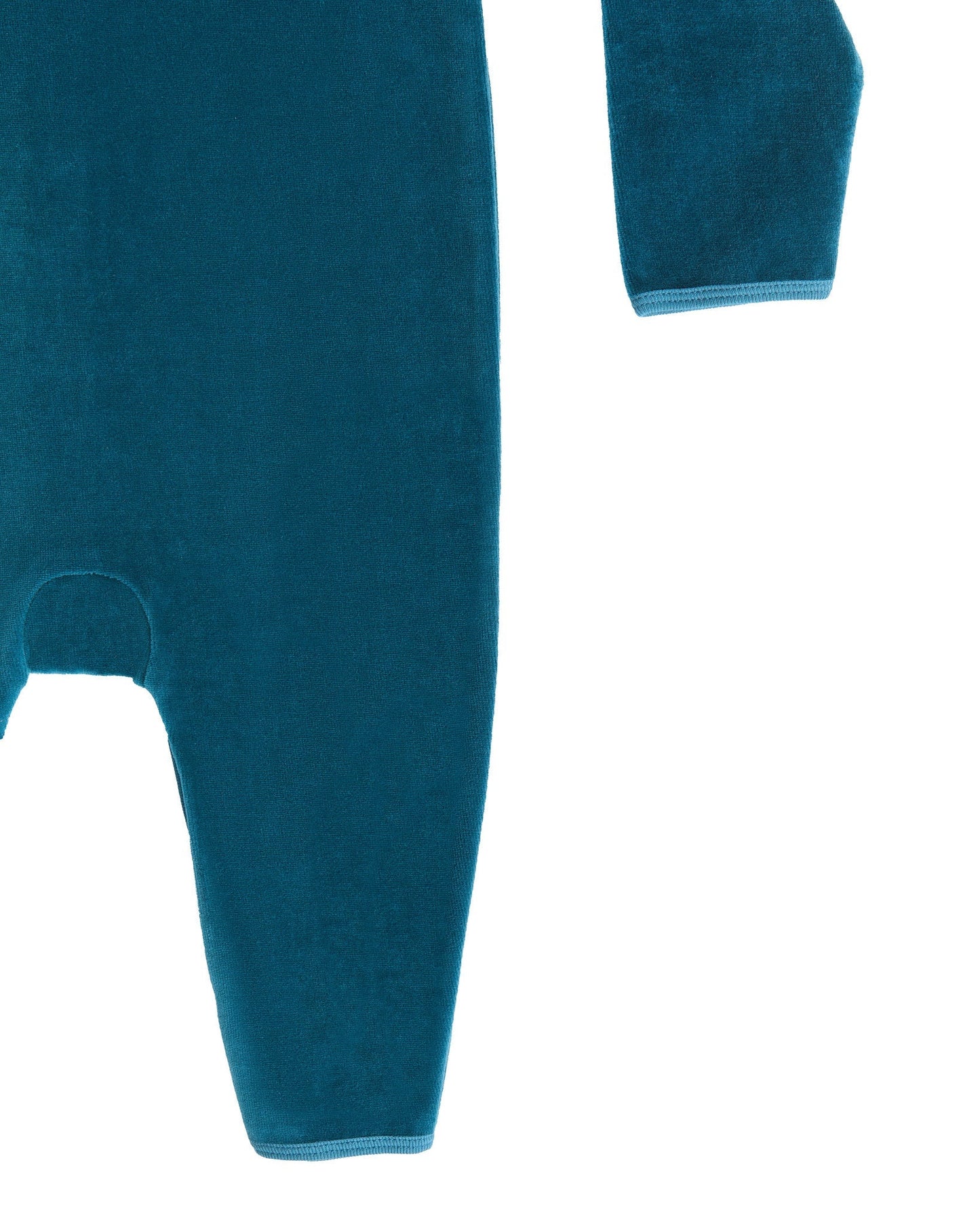 2730 DB | Baby Langärmeliger Strampler - Donaublau