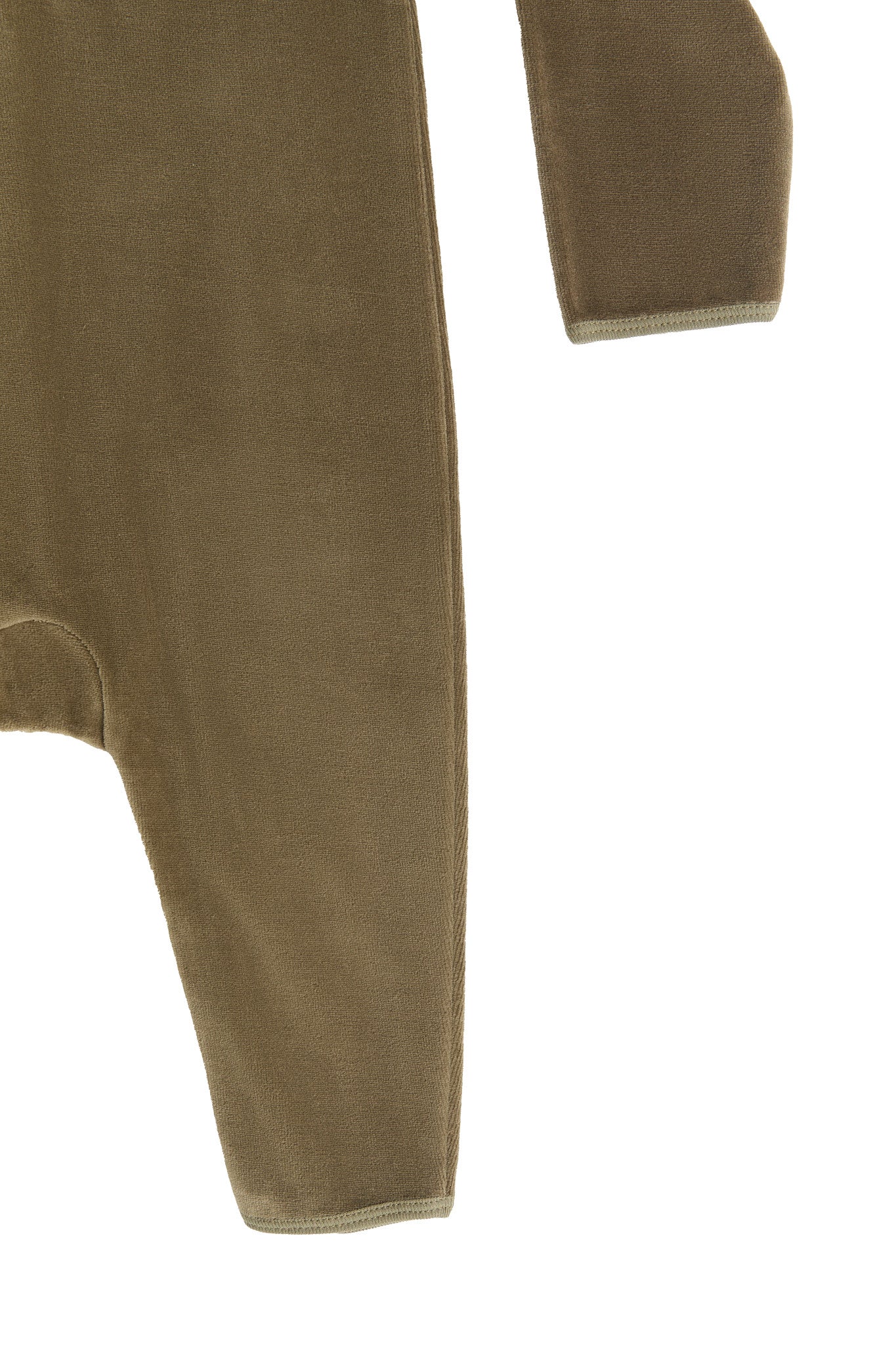 2730 OL | Baby Langärmeliger Strampler - Oliv