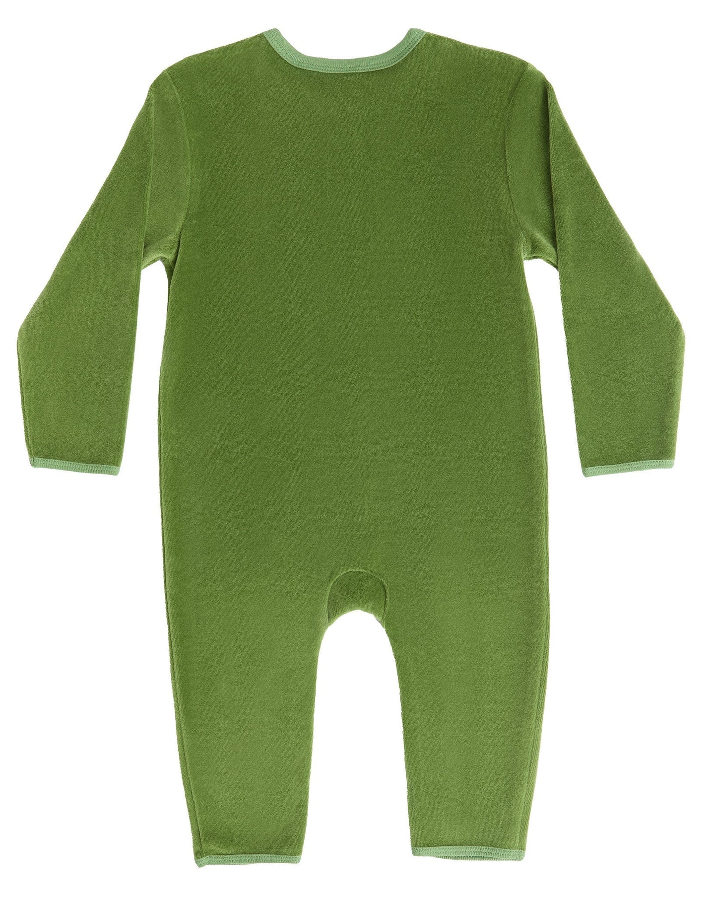 2730 WG | Baby Langärmeliger Strampler - Waldgrün