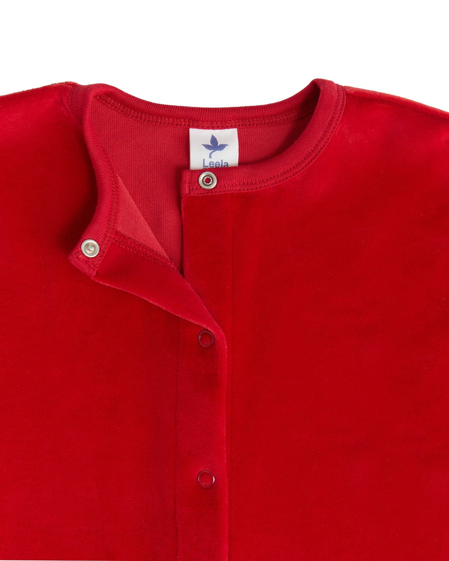 2730 ZR | Baby Langärmeliger Strampler - Ziegelrot