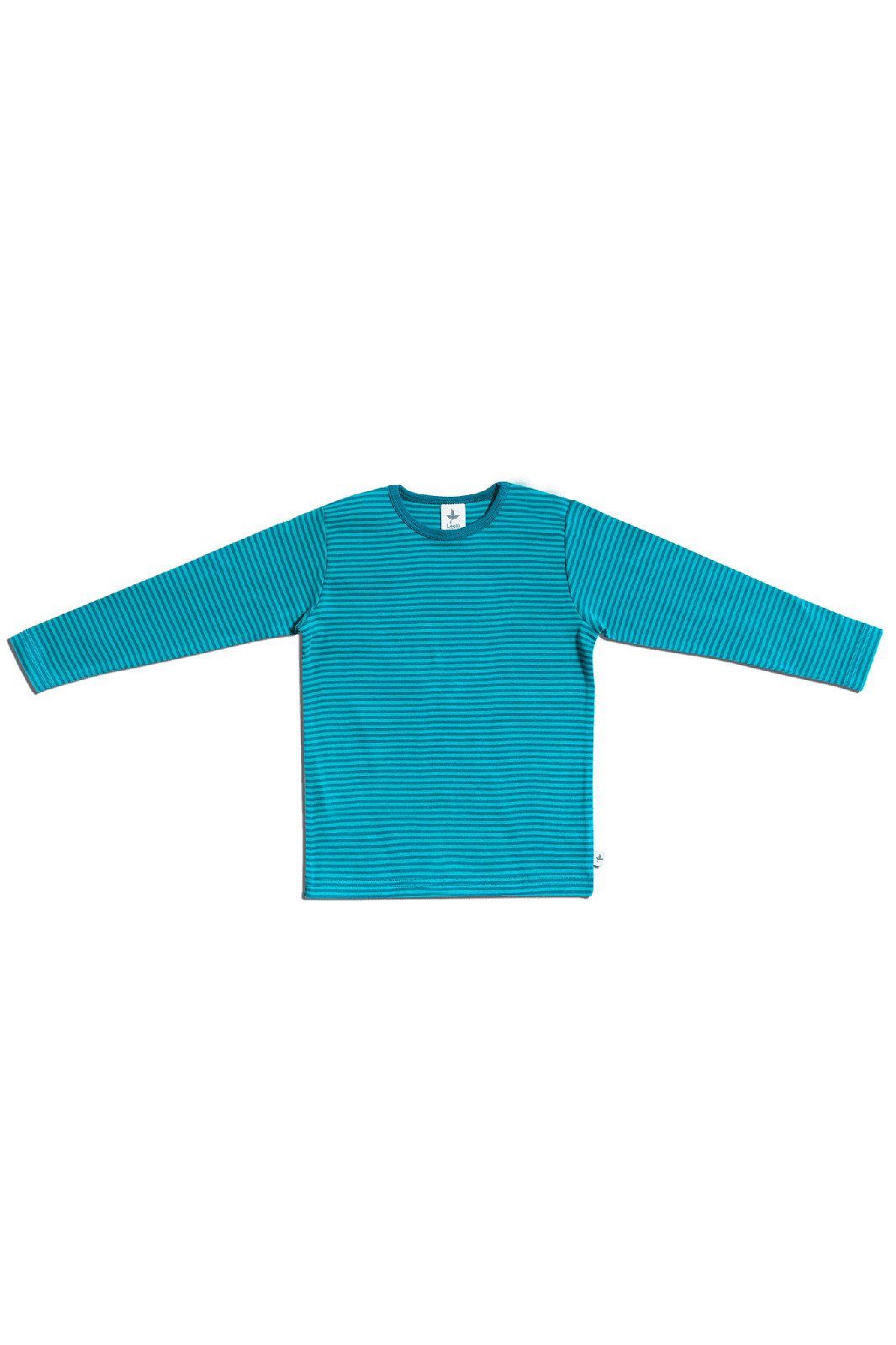 2840 | Kinder Basic Langarmshirt - Donaublau/Lapis
