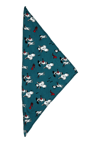 2853BS/l/4 | Dreieckstuch Stadtmusikanten (4er Pack) - Laguna