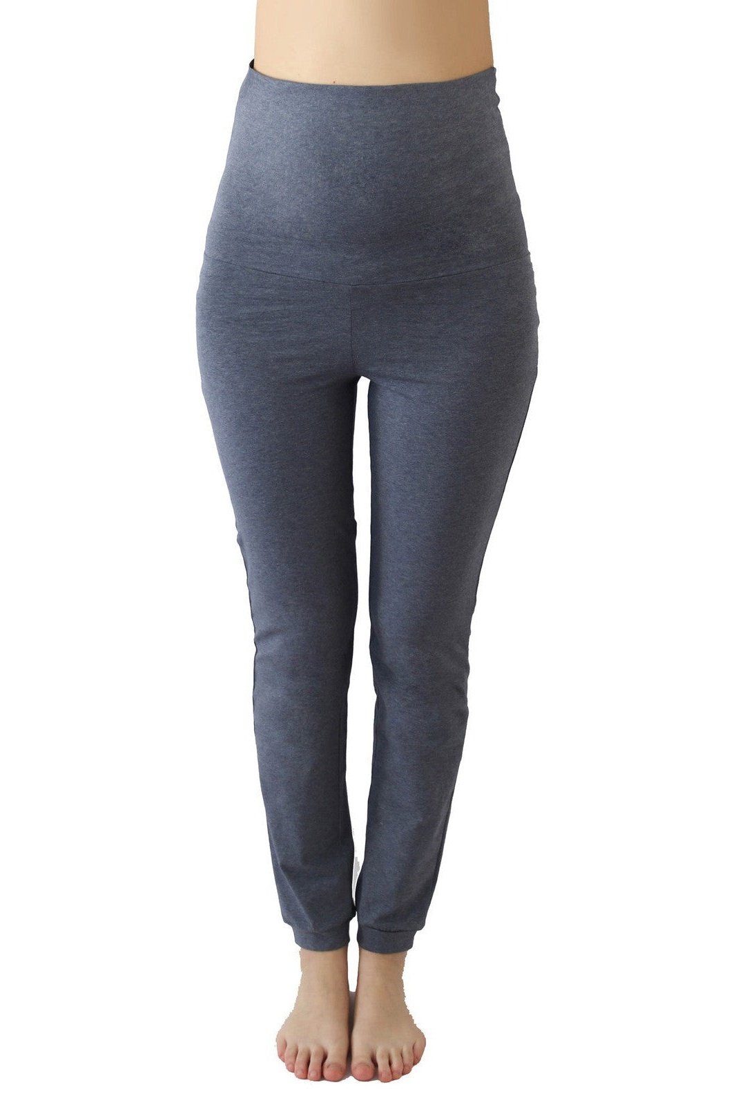 4062NM | Damen Yogahose - Navy-Melange
