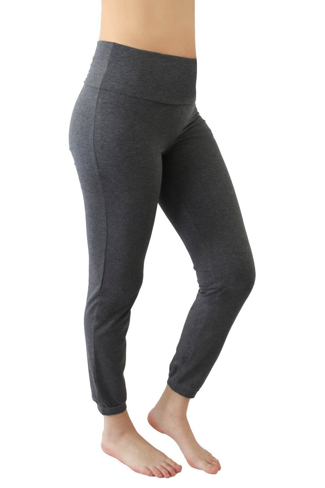 4062AM | Damen Yogahose - Anthrazit-Melange