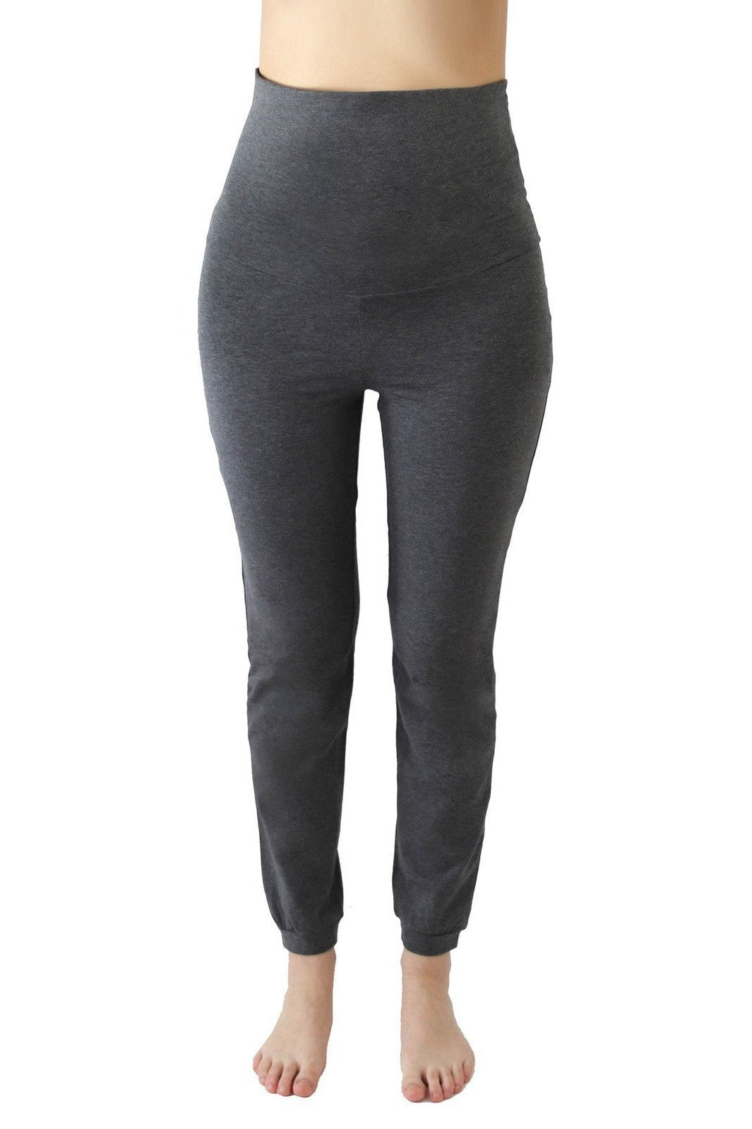 4062AM | Damen Yogahose - Anthrazit-Melange