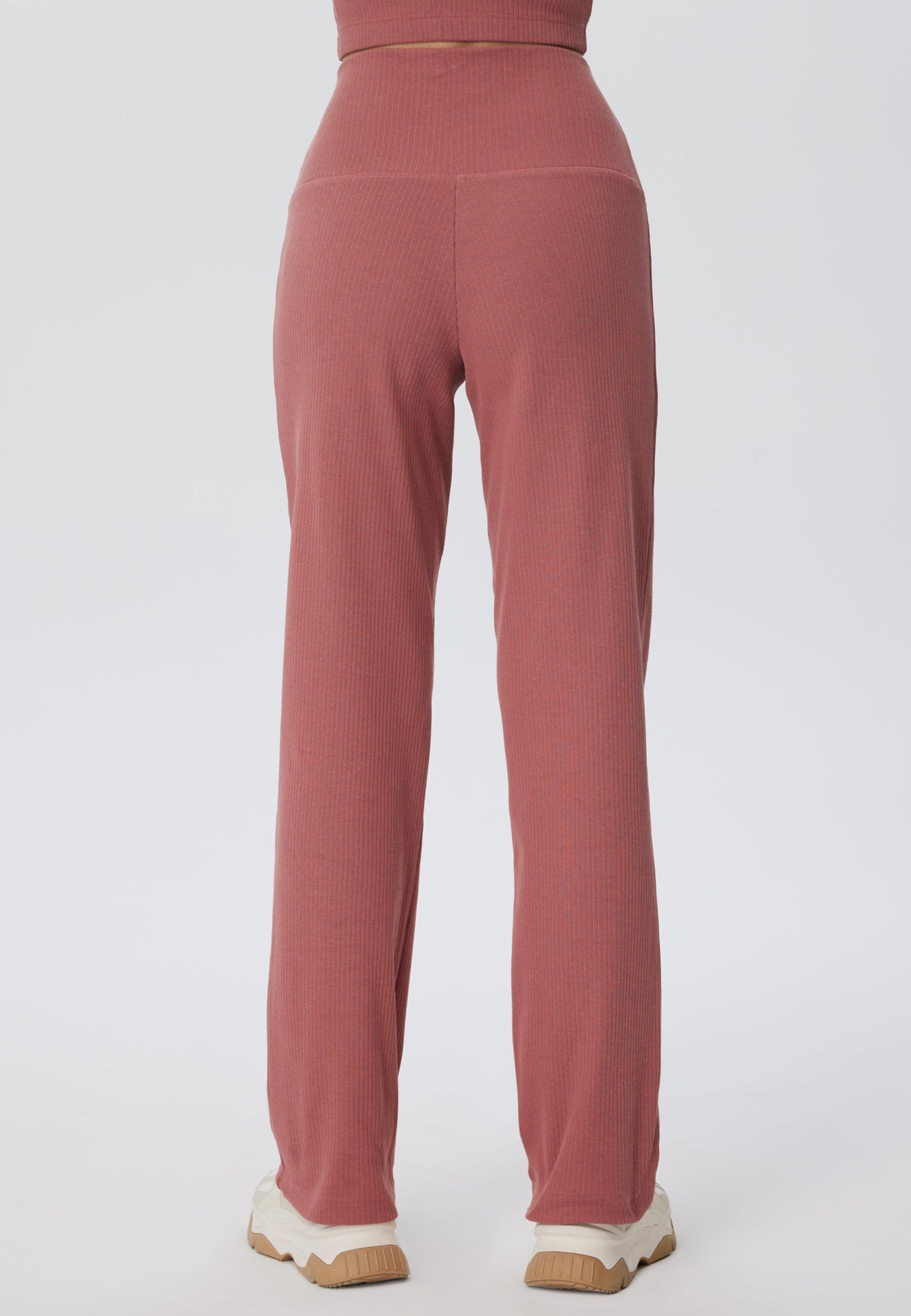 4071-072 | Ripp Hose - Dunkel Mauve
