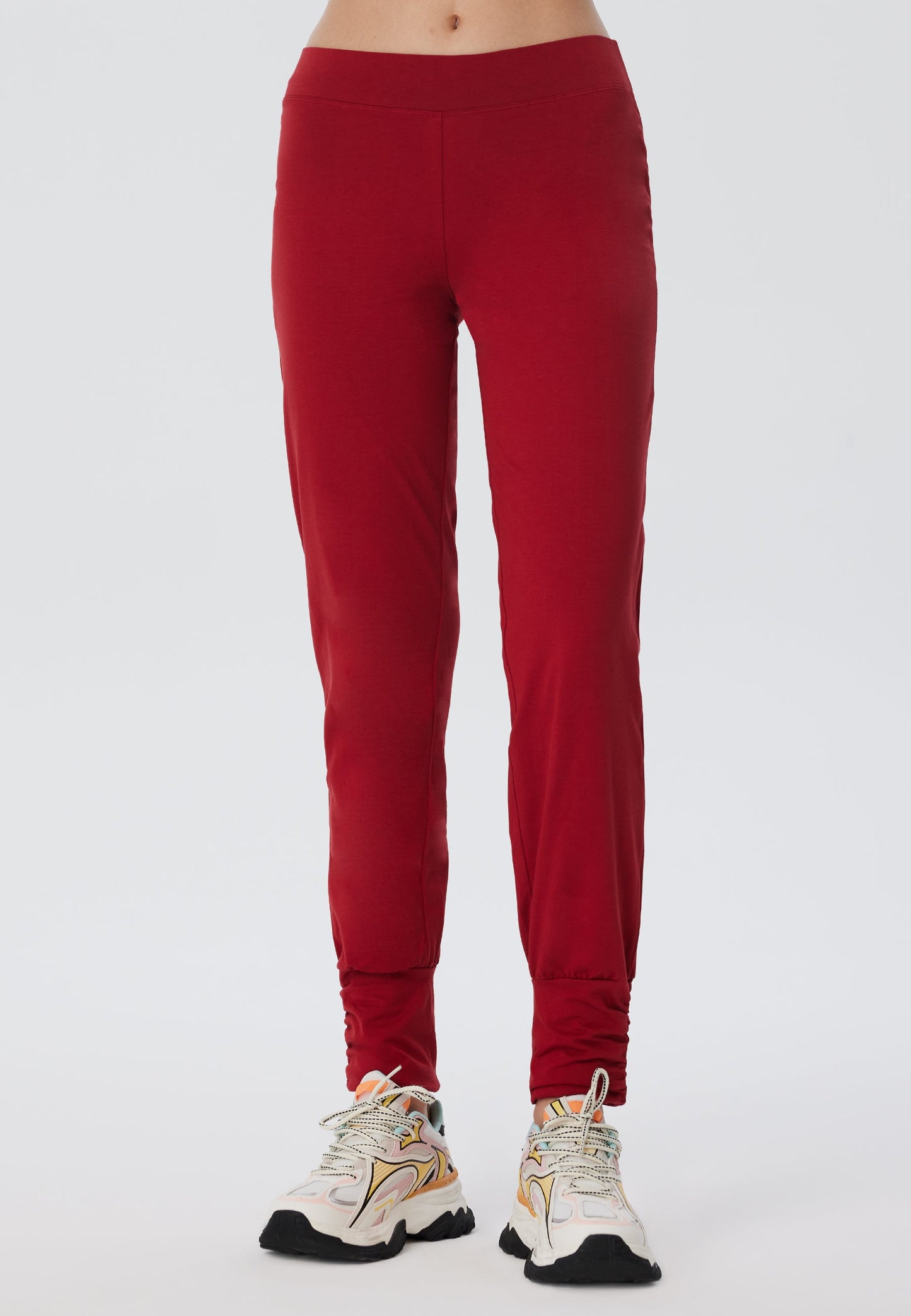 4415K | Damen Yogahose stretch - Rot
