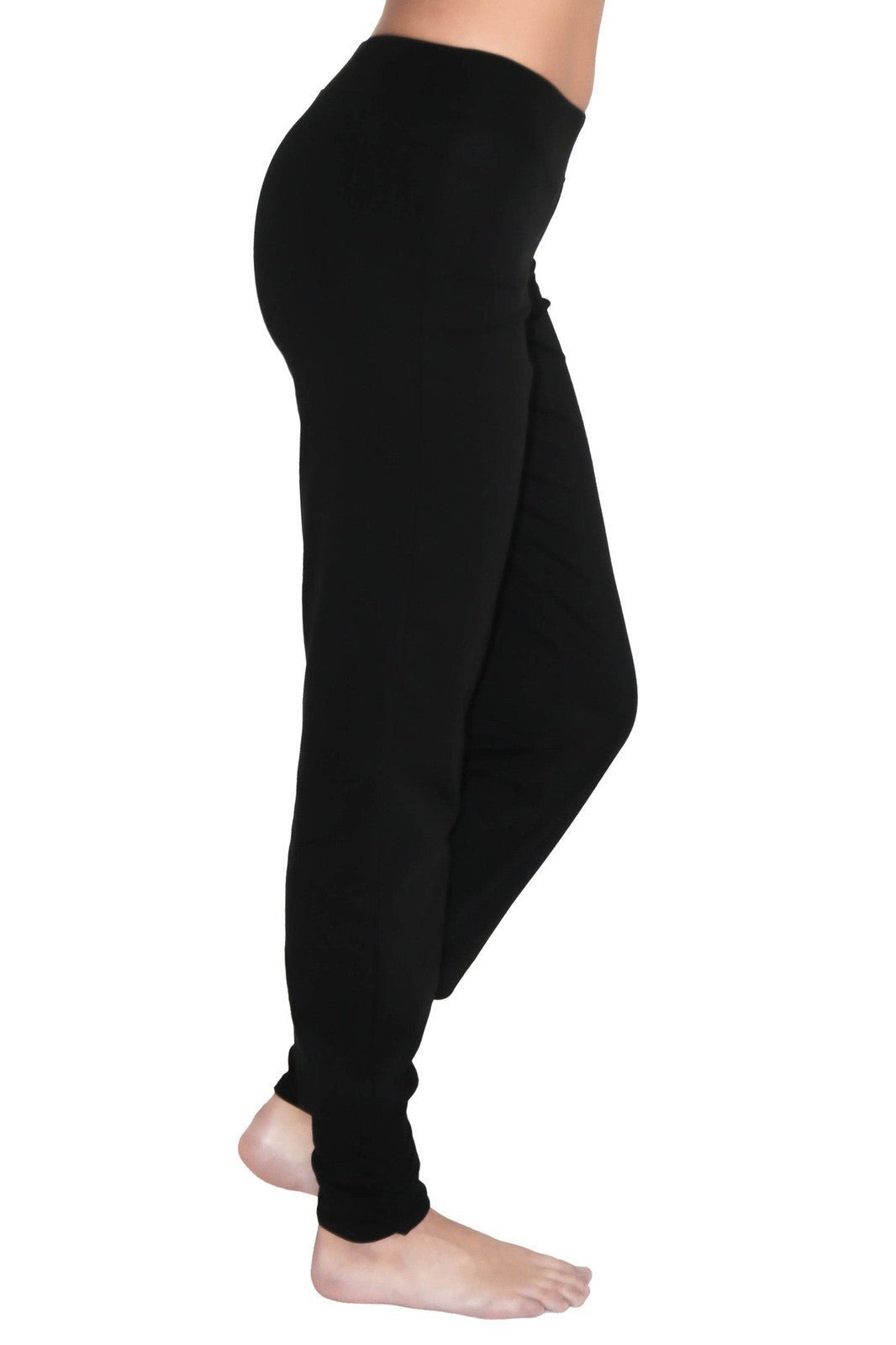 4415S | Damen Yogahose stretch - Schwarz