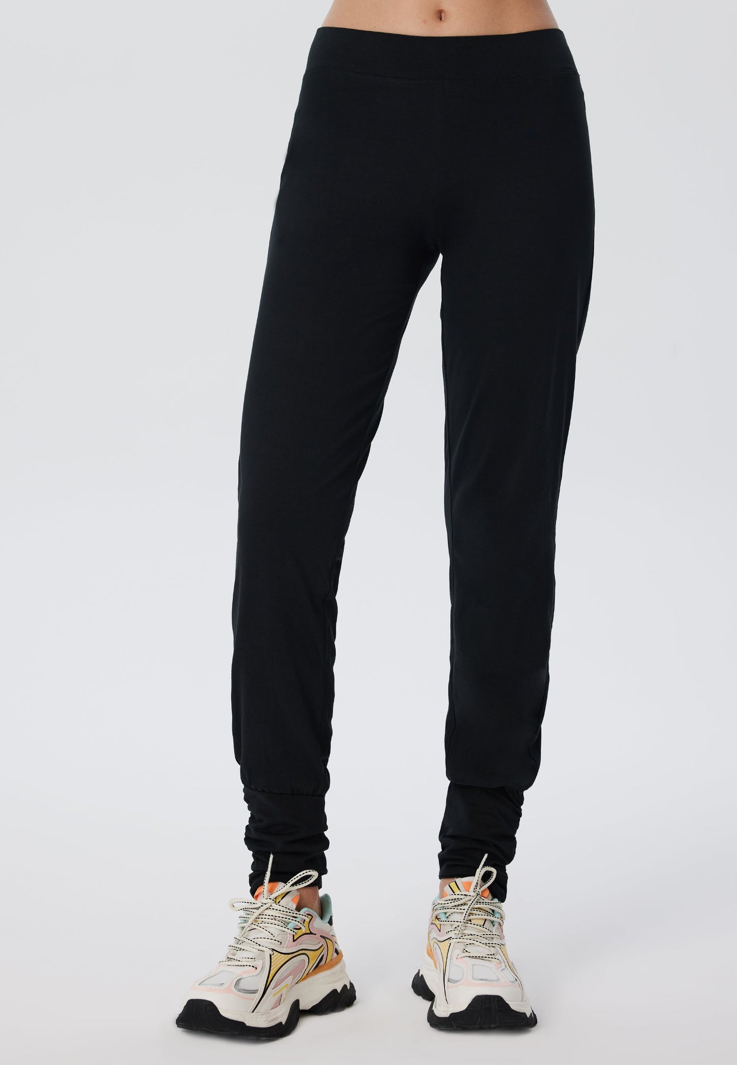 4415S | Damen Yogahose stretch - Schwarz