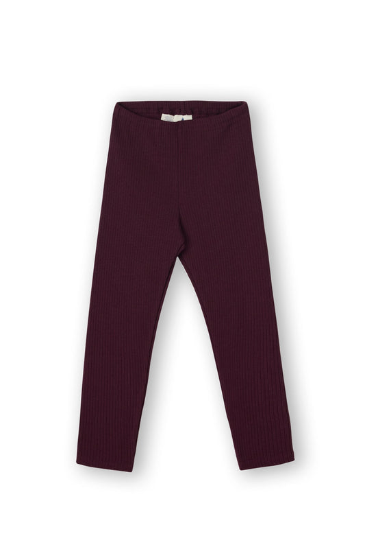2052 AU | Ripp-Leggings - Aubergine