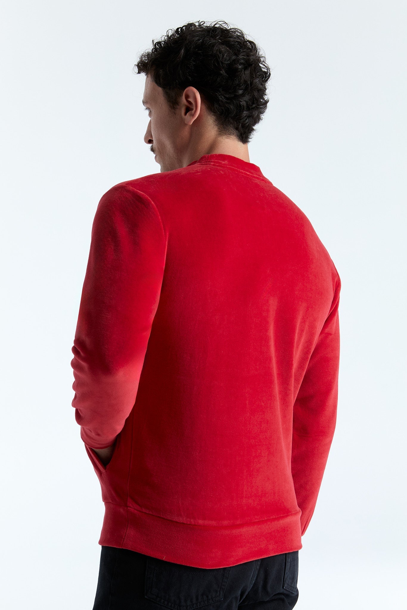 9272-093 | Unisex Jacke mit Reißverschluss - Ziegelrot