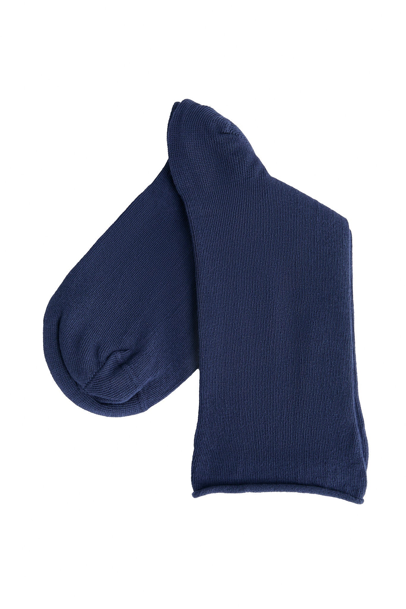 9504 | Socken mit Rollrand - Dunkelblau (6er Pack)