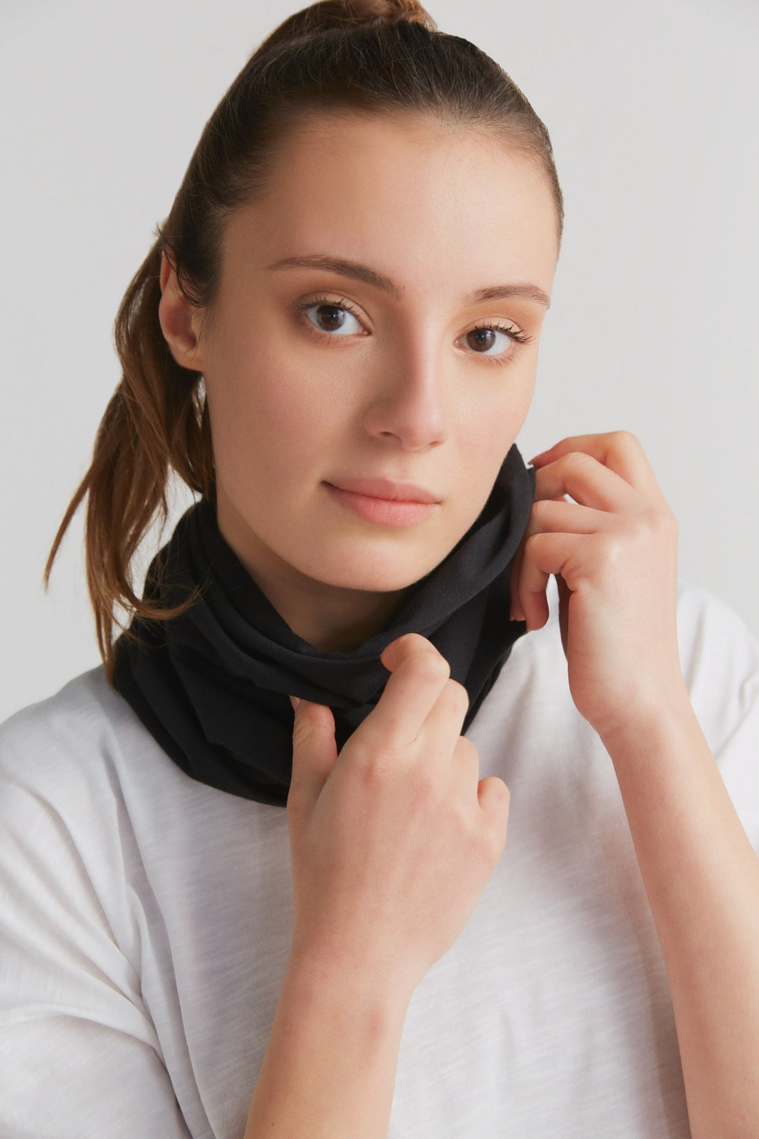 9625-021 | Unisex Schlauchschal - Schwarz