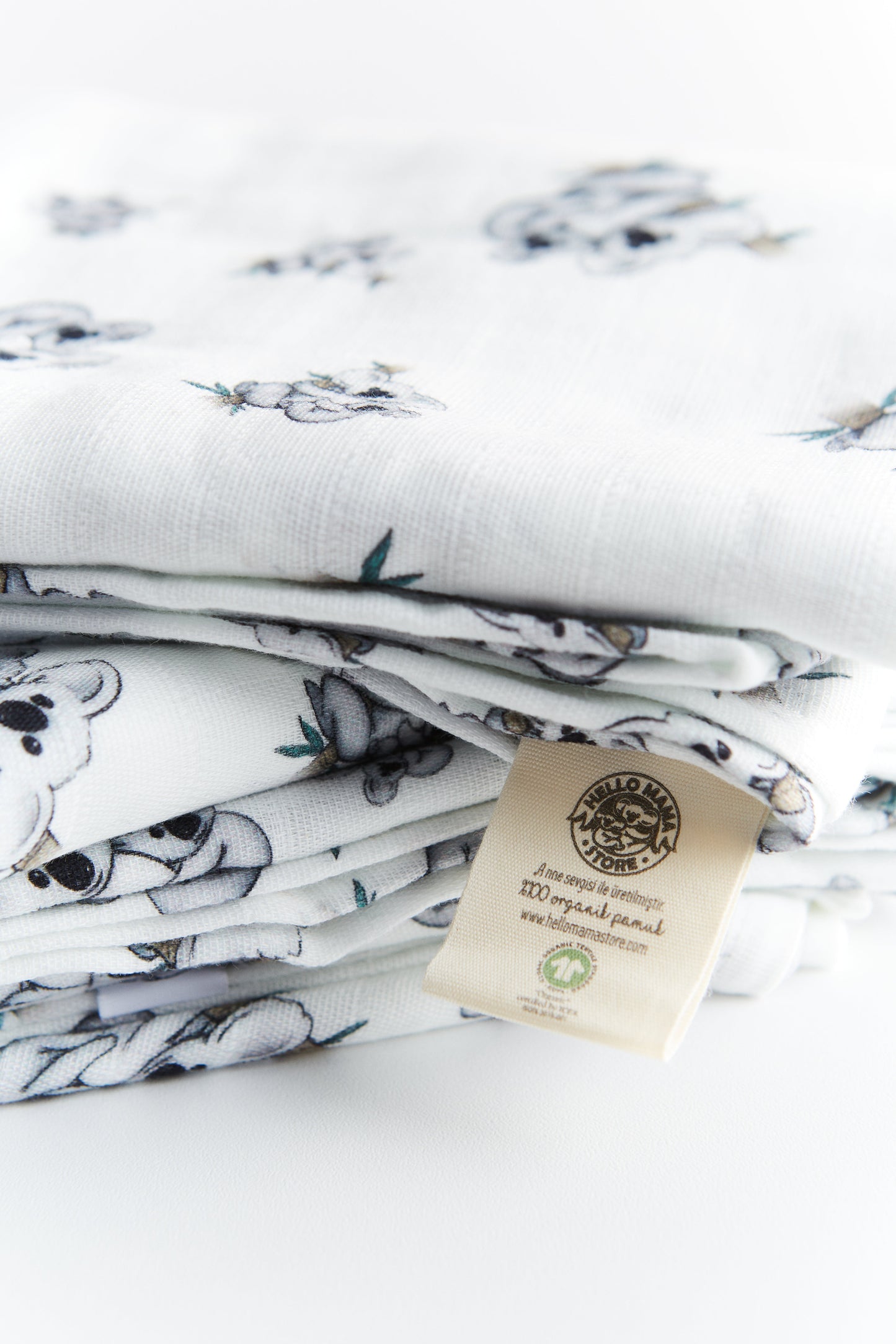 Bio Mulltuch Koala 120cm x 120cm