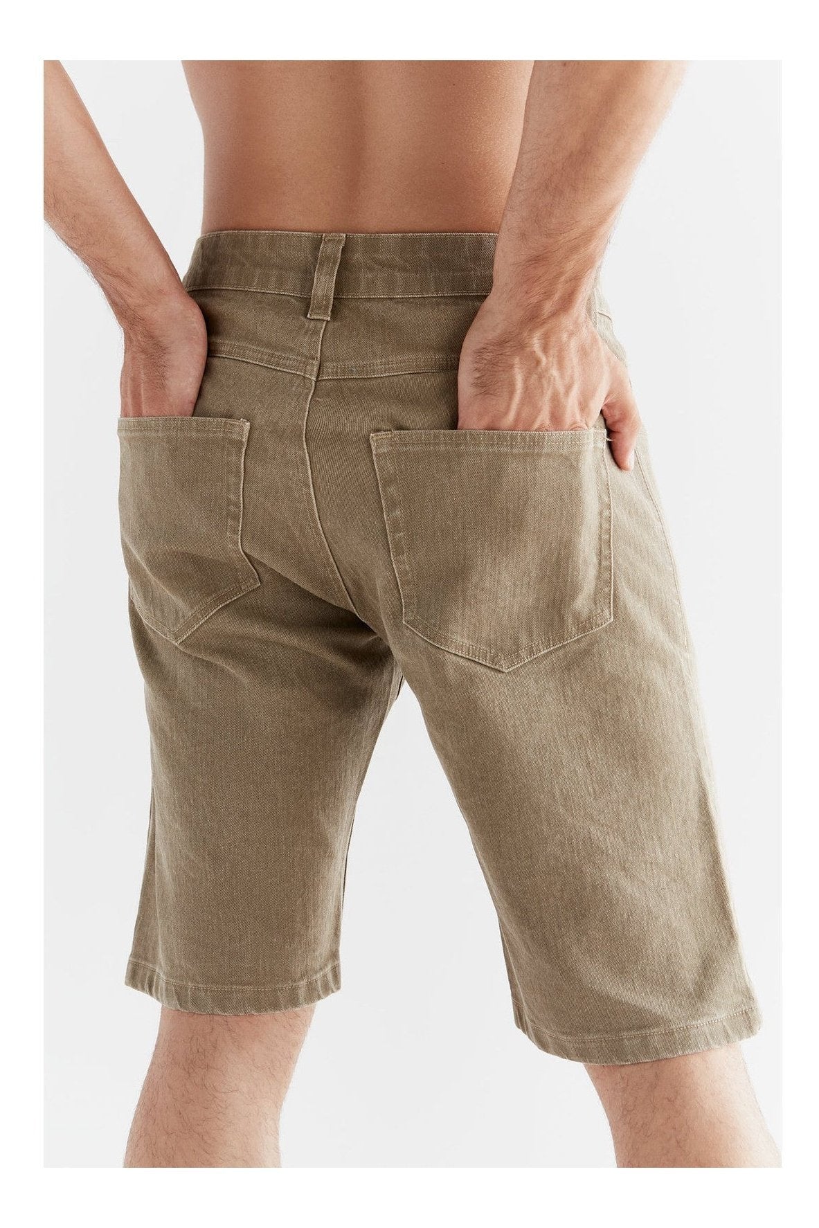 MA3018-403 | Herren Denim Shorts in Ton Waschung - Caribe