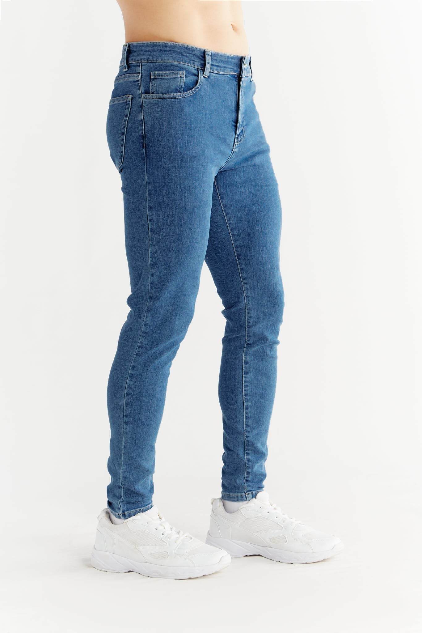 MD1014-250 | Herren Skinny Fit - Sapphire Blue