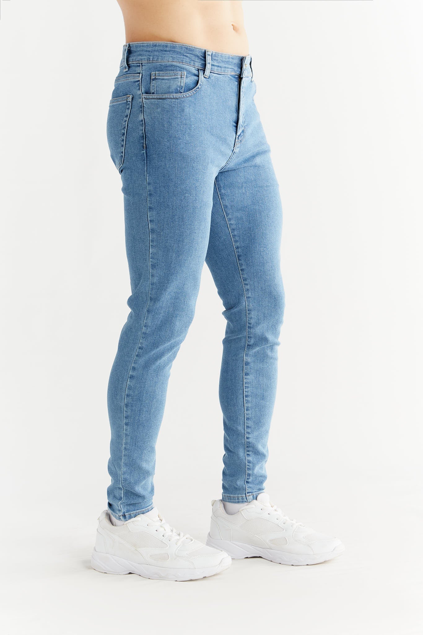 MD1014-325 | Herren Skinny Fit - Day Sky Blue
