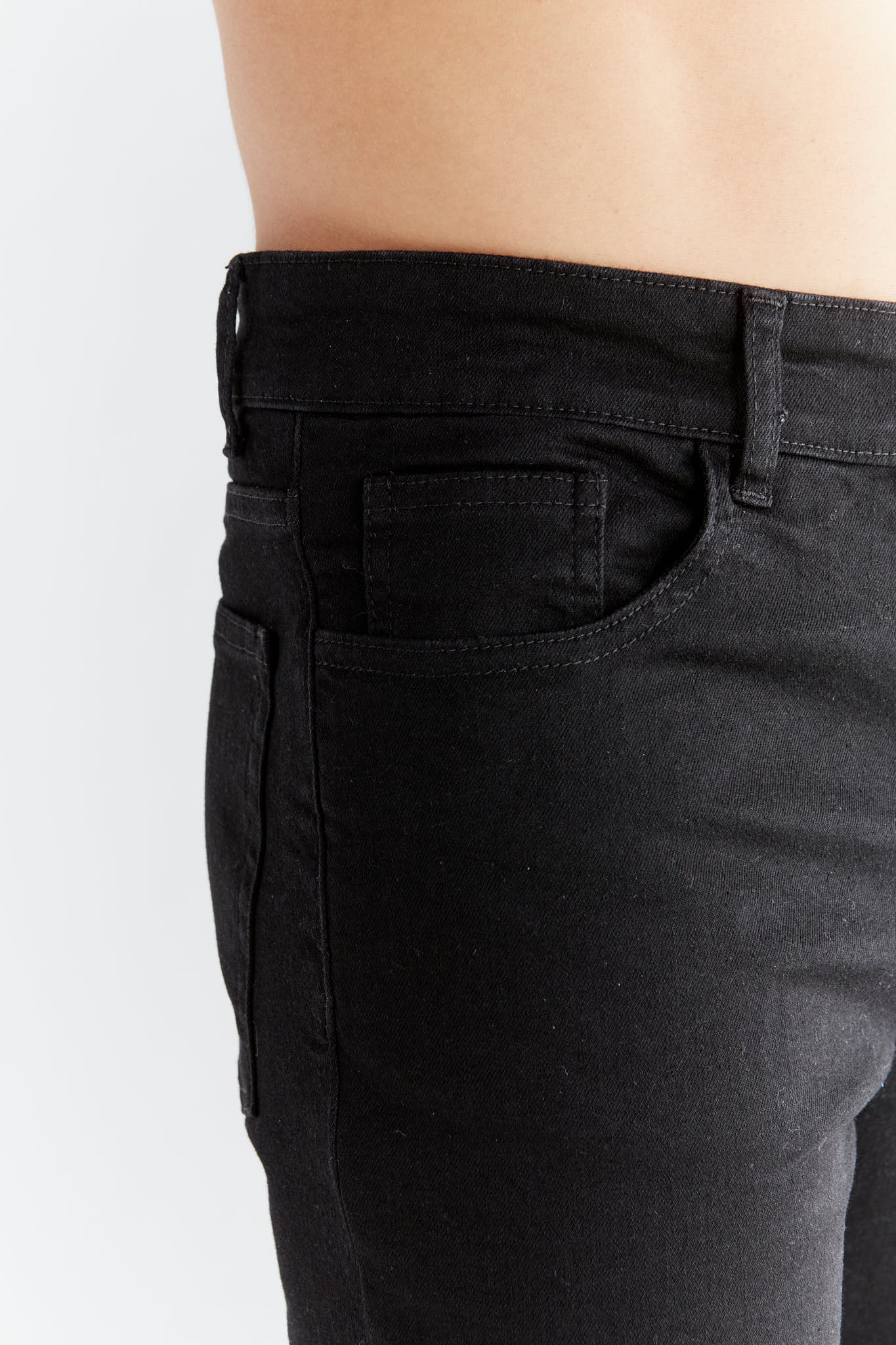 MD1015-104 | Herren Skinny Fit - Coal Black