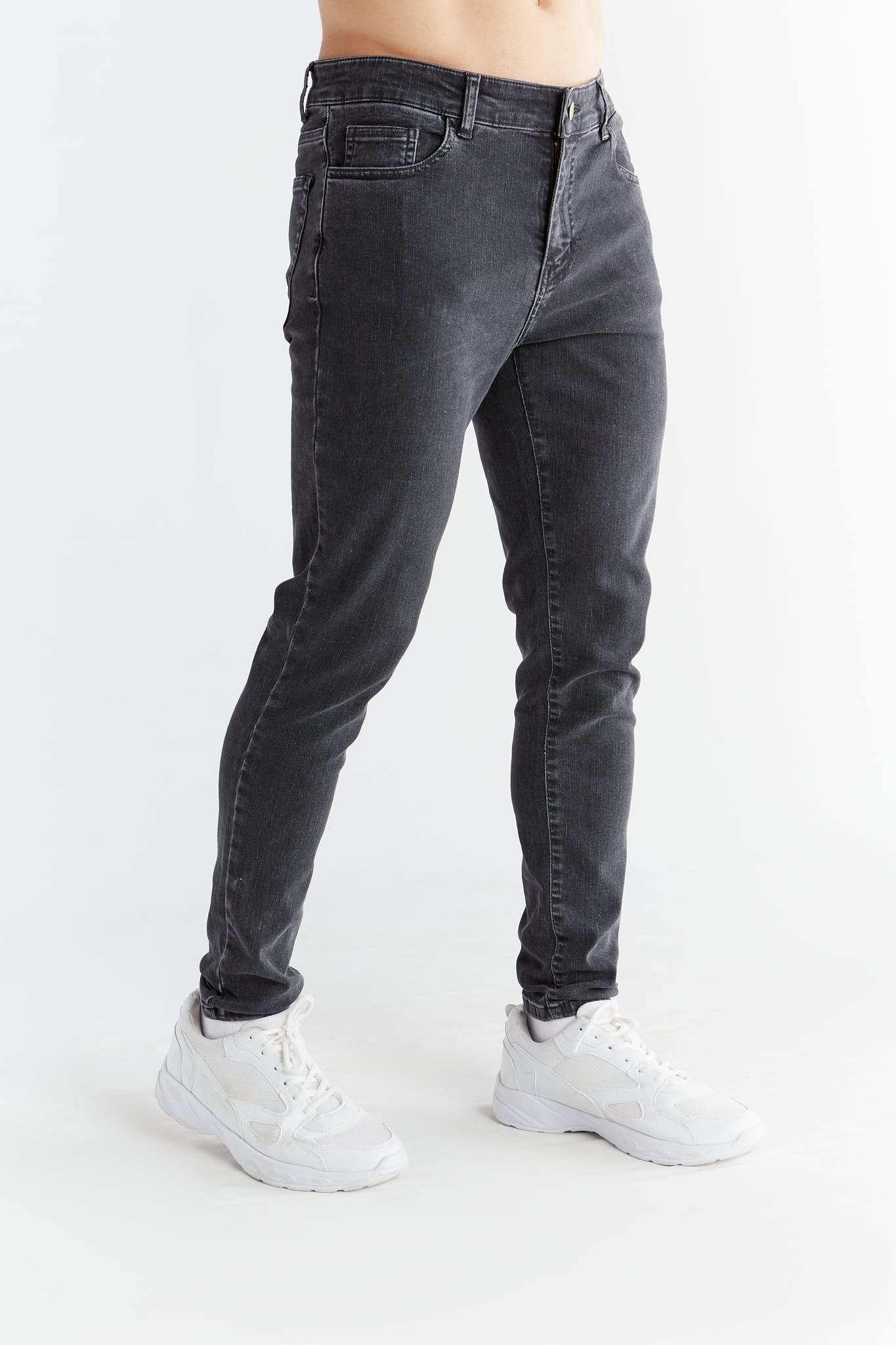 MD1015-145 | Herren Skinny Fit - Carbon Gray
