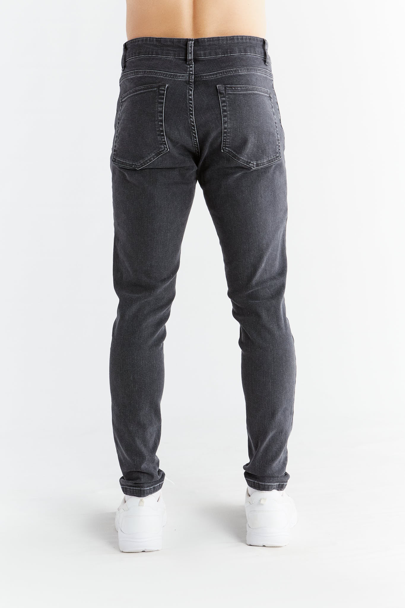 MD1015-145 | Herren Skinny Fit - Carbon Gray