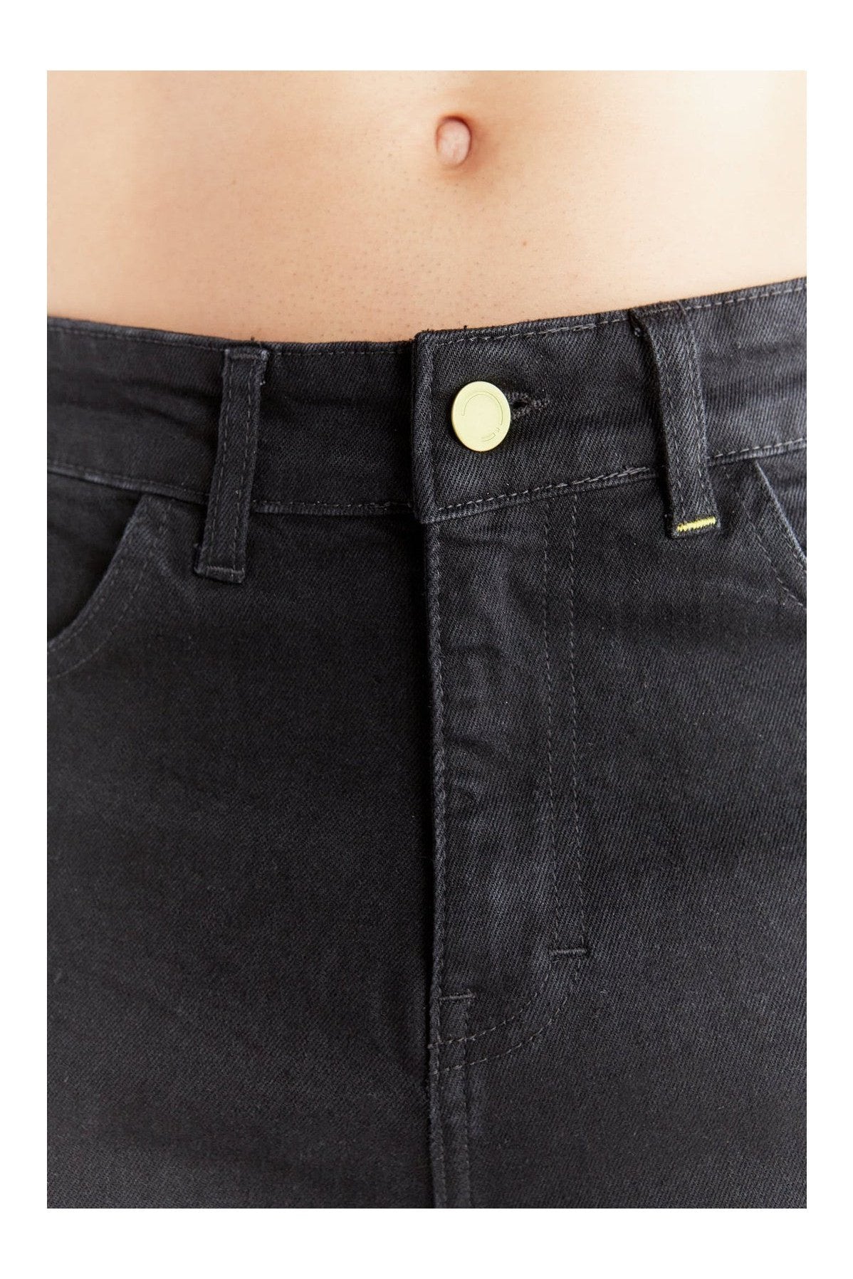 MQ1010-104 | Herren Straight Fit - Coal Black