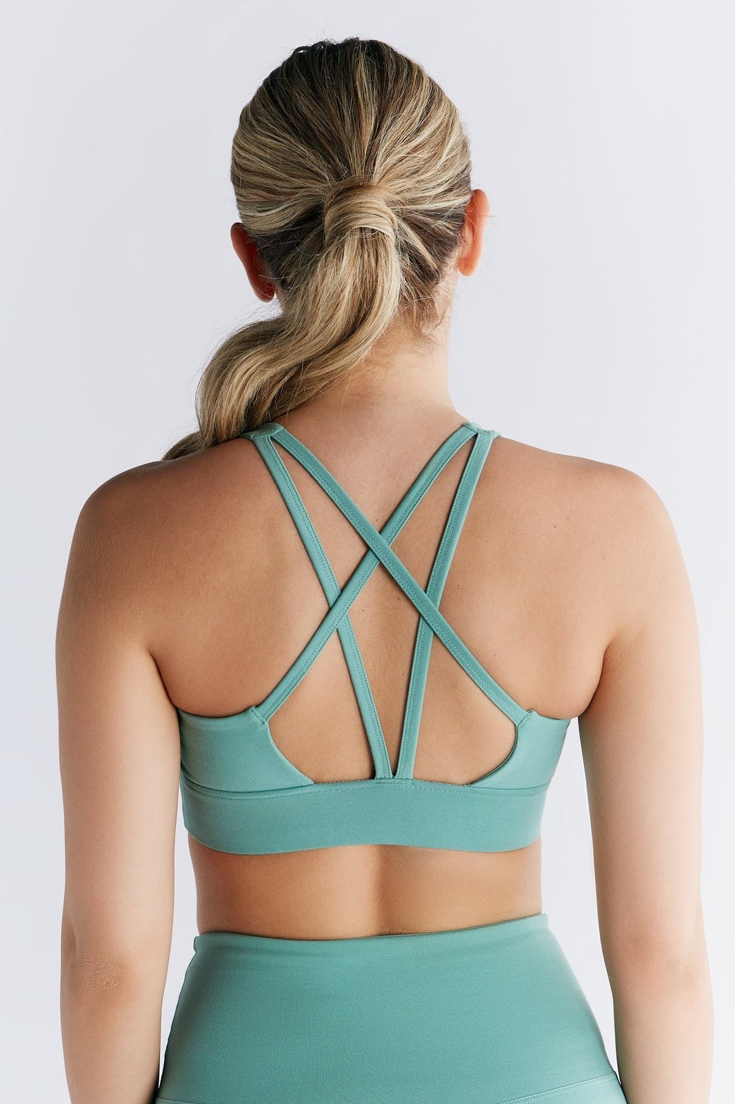 T1202-30 | Damen Yoga Top recycelt - Malachite Green