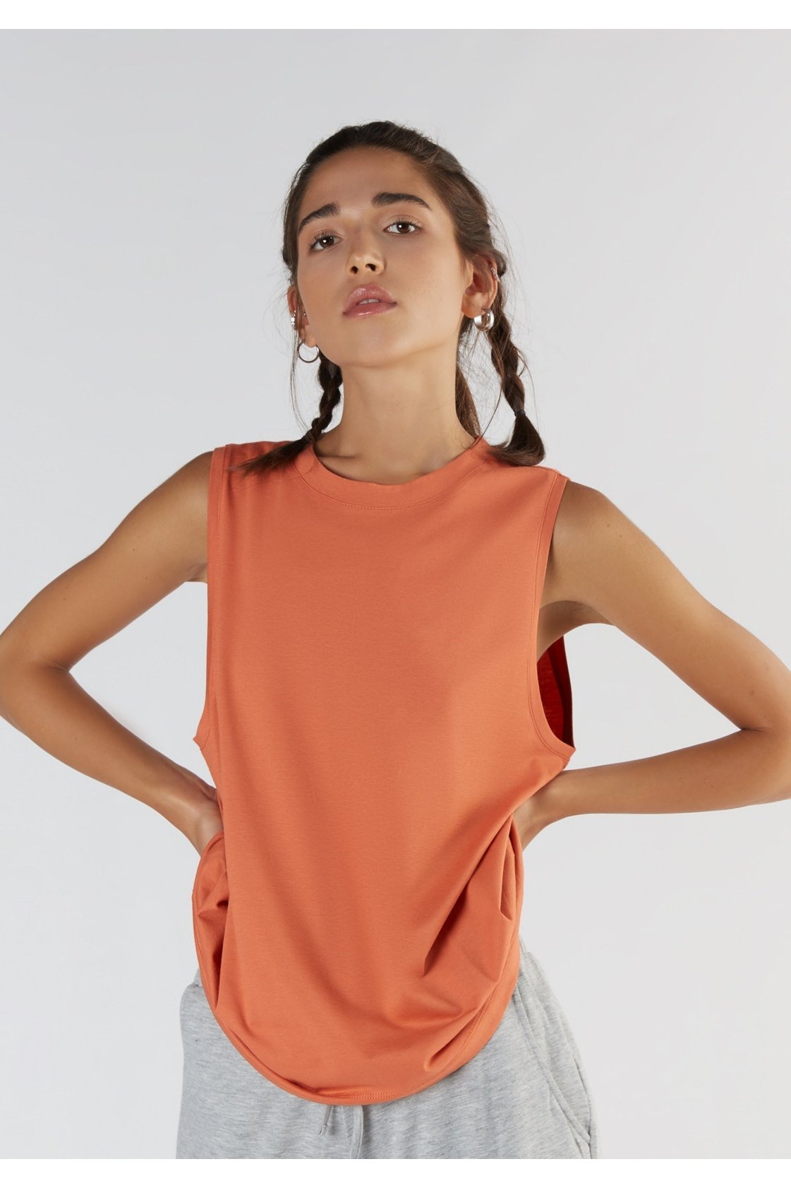 T1211-14 | TENCEL™ Active Damen Top hochgeschlossen - Soap Nut