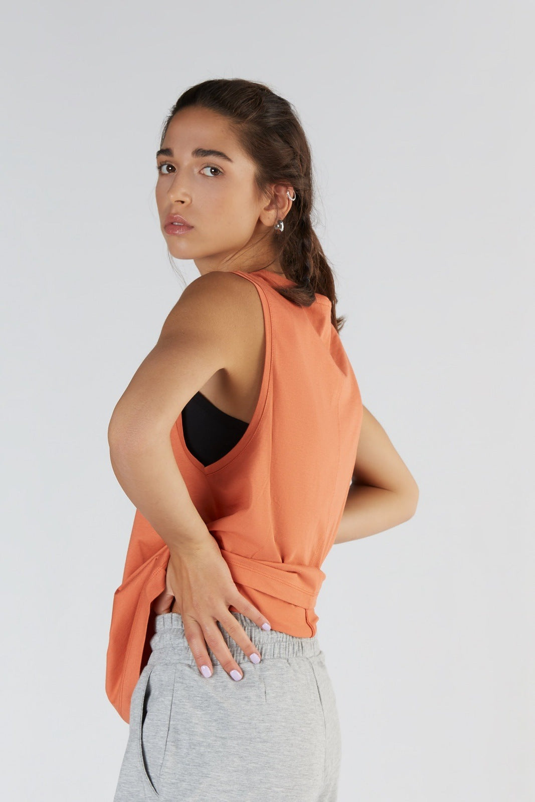 T1211-14 | TENCEL™ Active Damen Top hochgeschlossen - Soap Nut