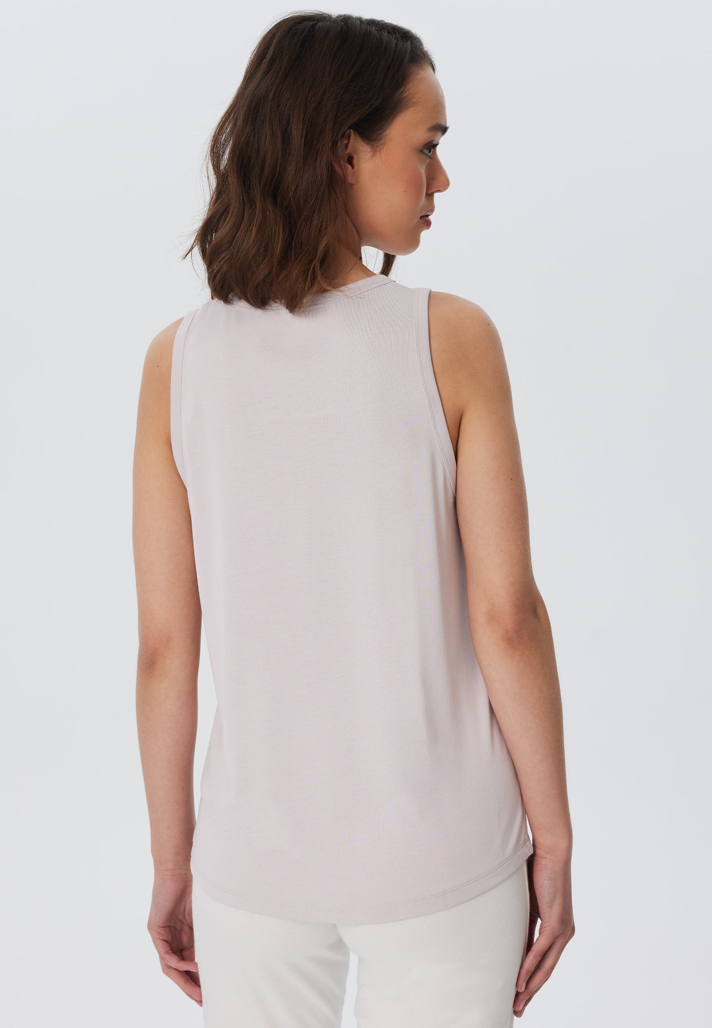 T1214-25 | TENCEL™ Active Yoga Top- Lilac Marble