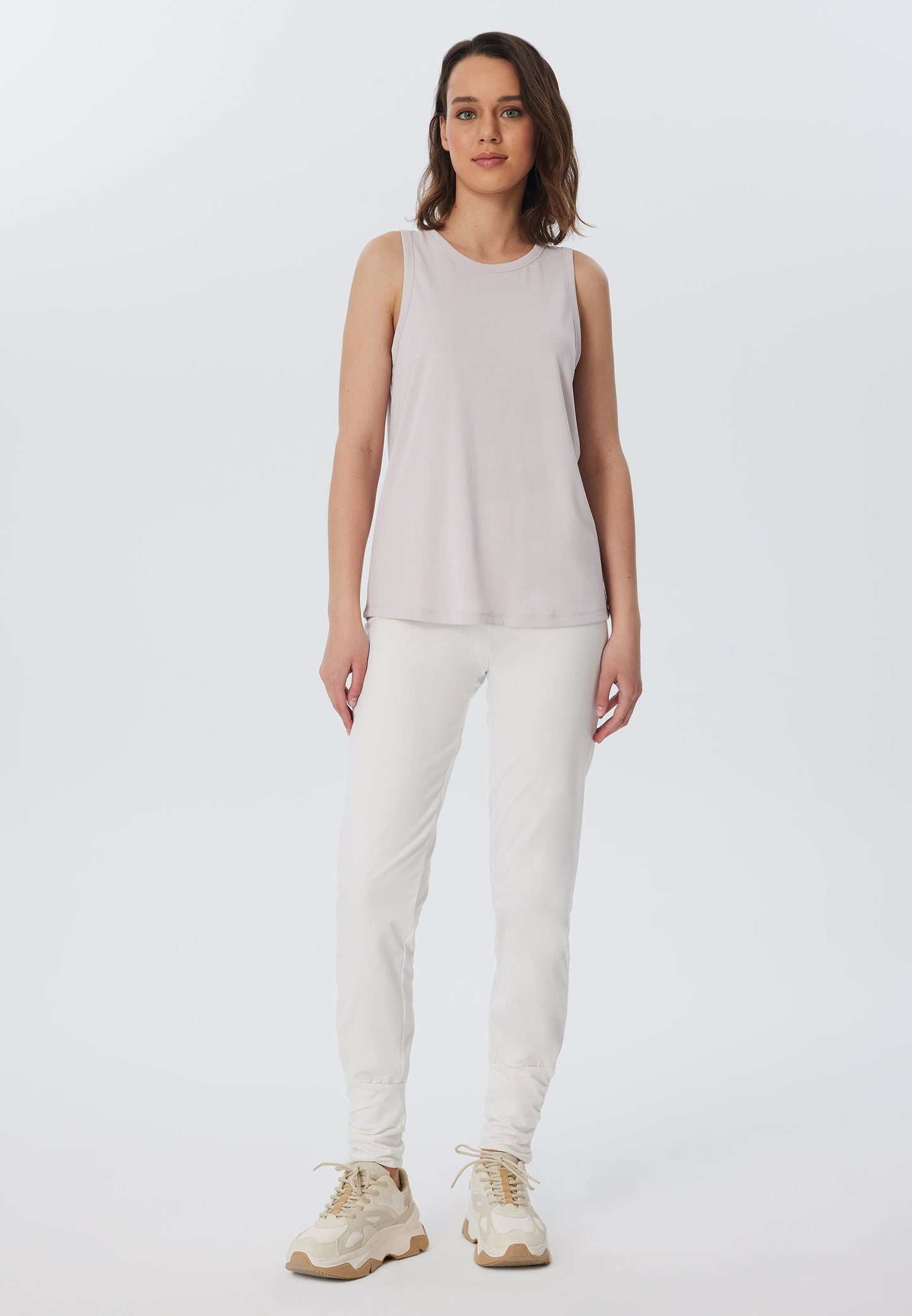 T1214-25 | TENCEL™ Active Yoga Top- Lilac Marble