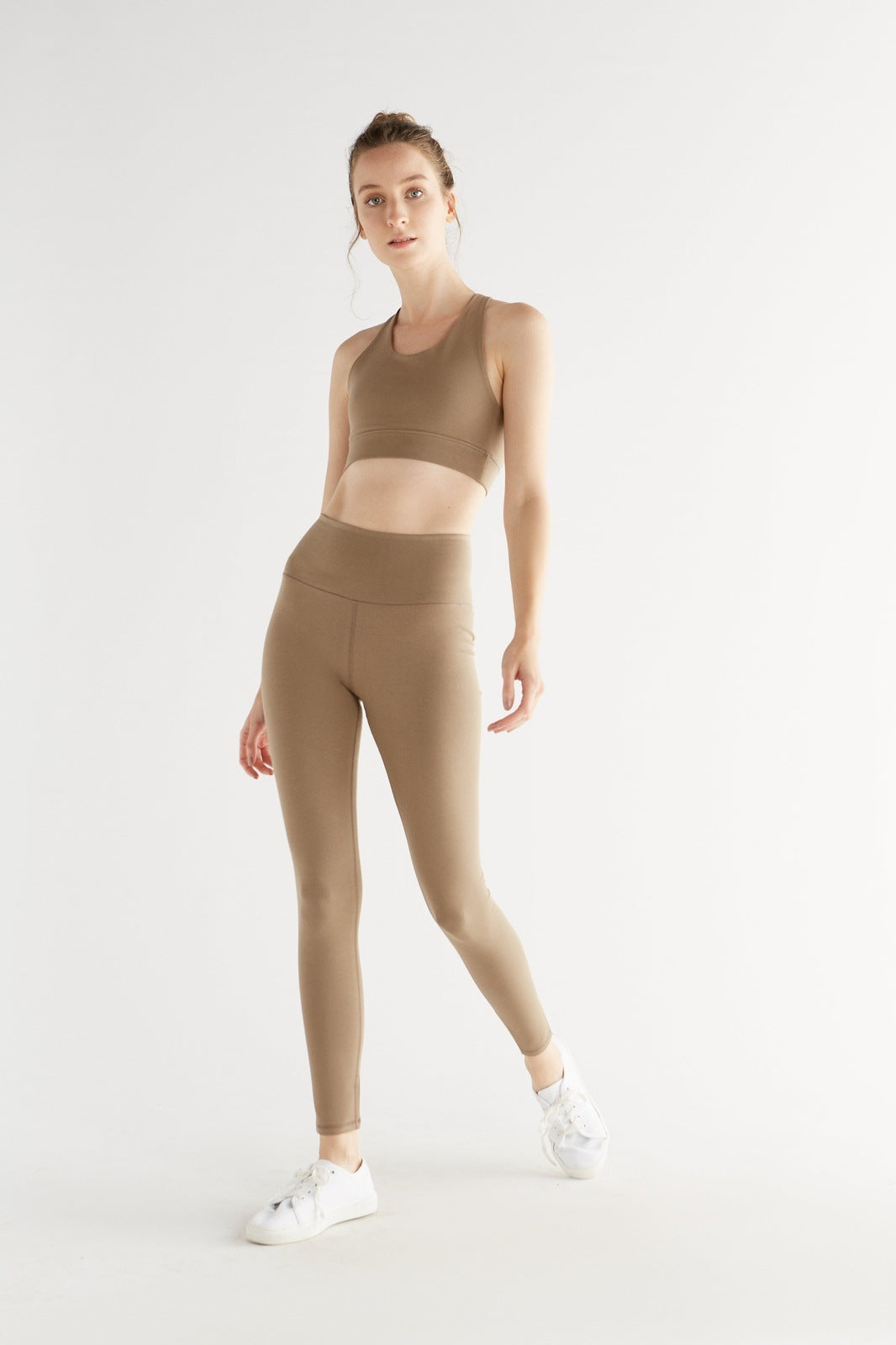 T1300-21 | Damen Leggings  recycelt - Mink