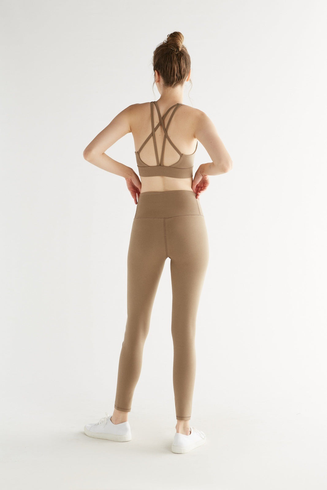 T1300-21 | Damen Leggings  recycelt - Mink