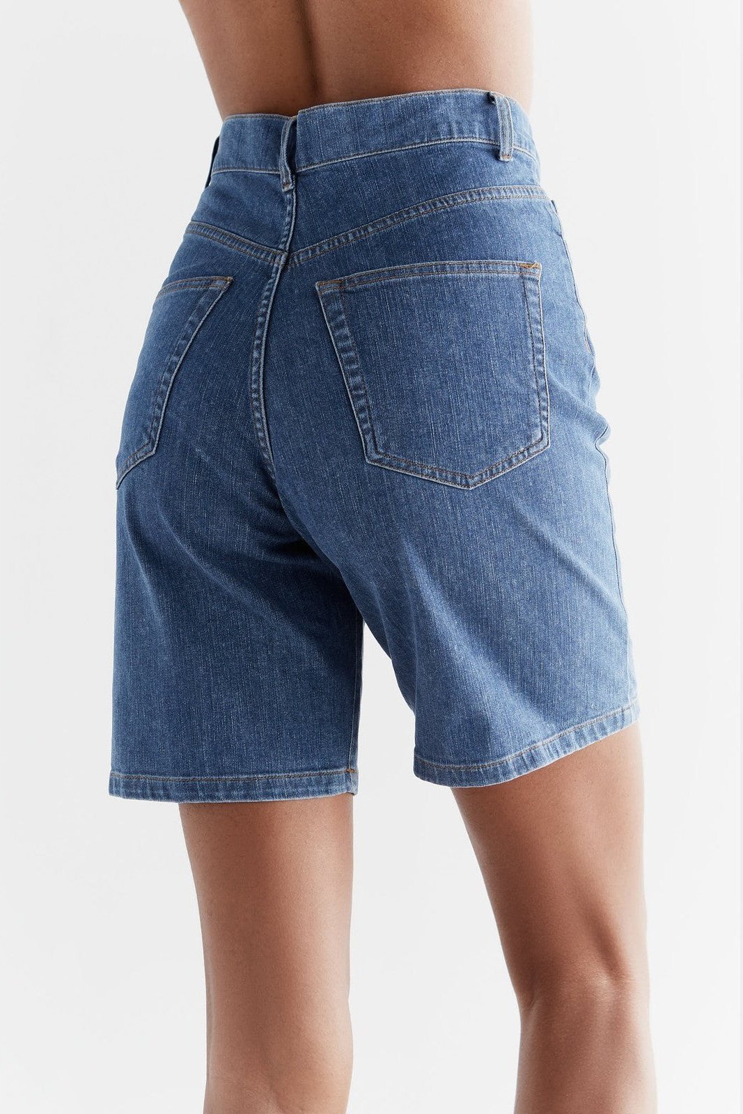 WA3020-283 | Damen Denim Shorts - Ocean Blue