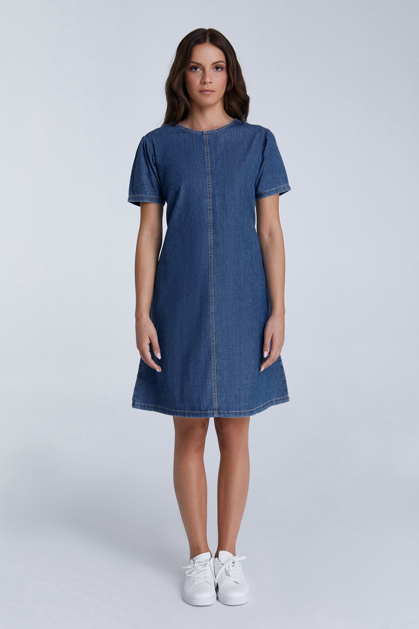 WA7022-311 | Damen Jeanskleid - Crystal Blue