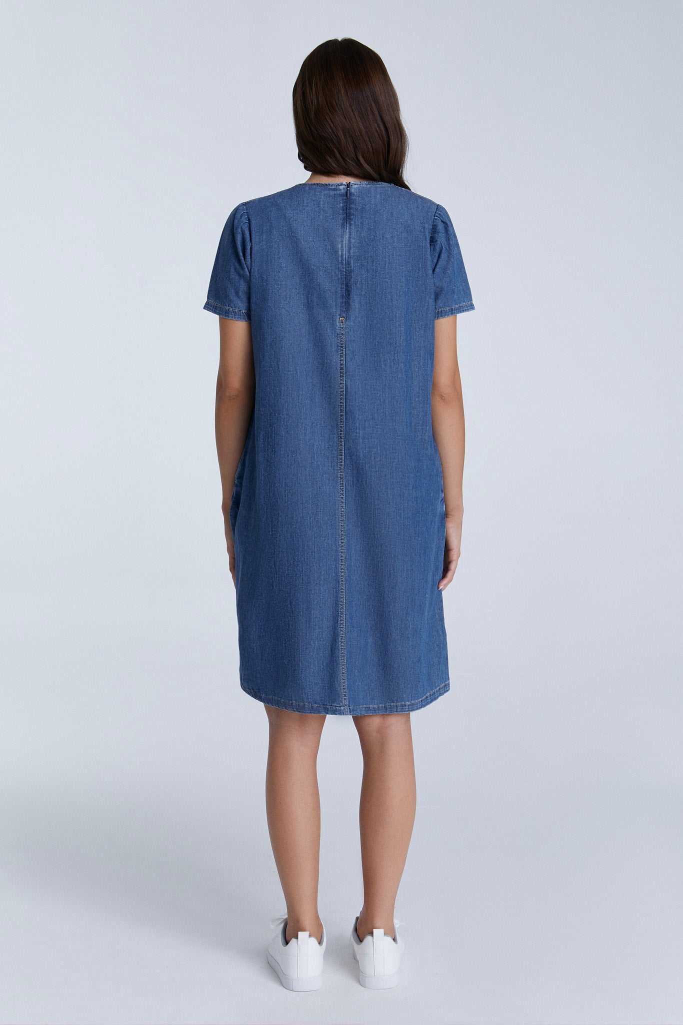 WA7022-311 | Damen Jeanskleid - Crystal Blue