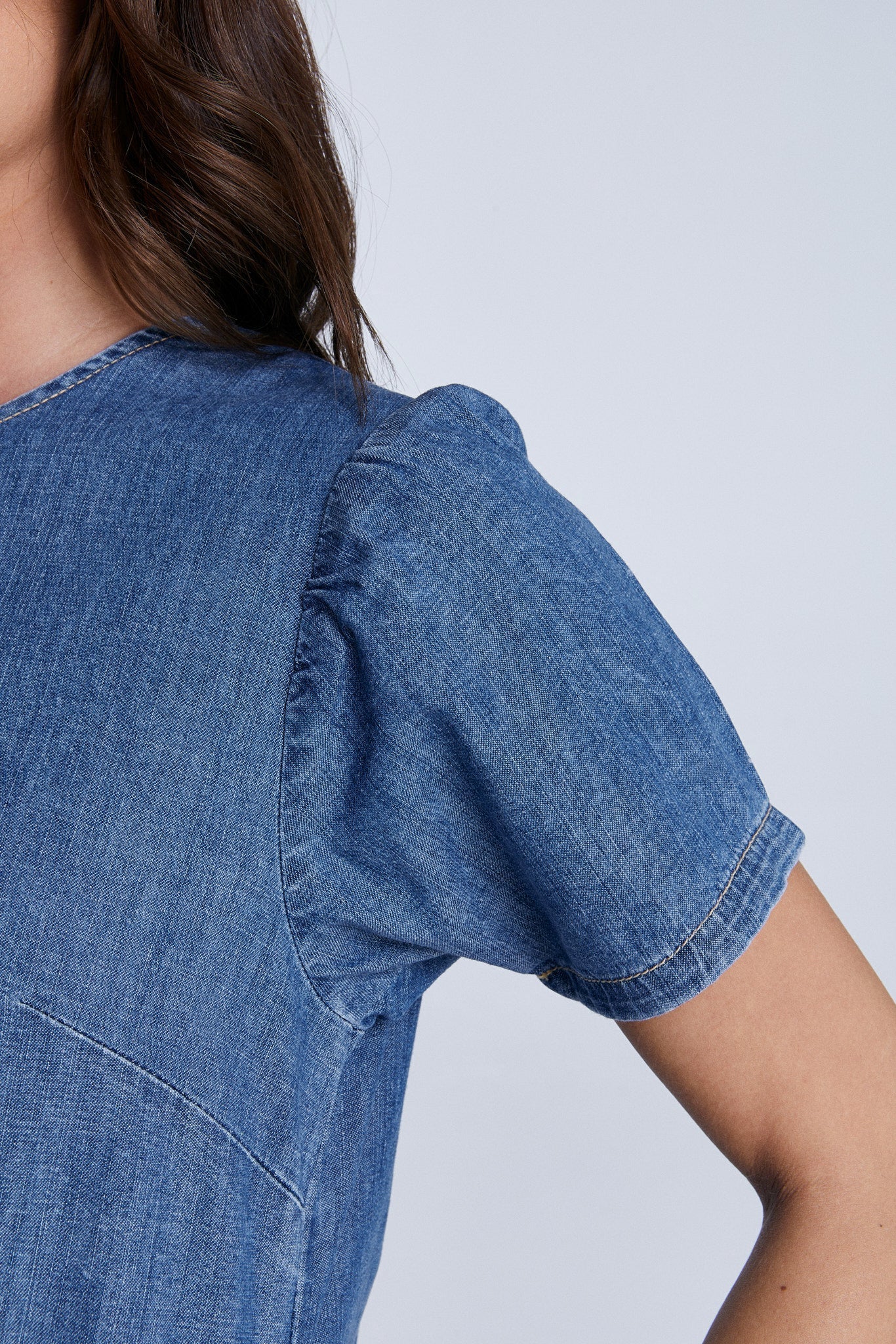 WA7022-311 | Damen Jeanskleid - Crystal Blue