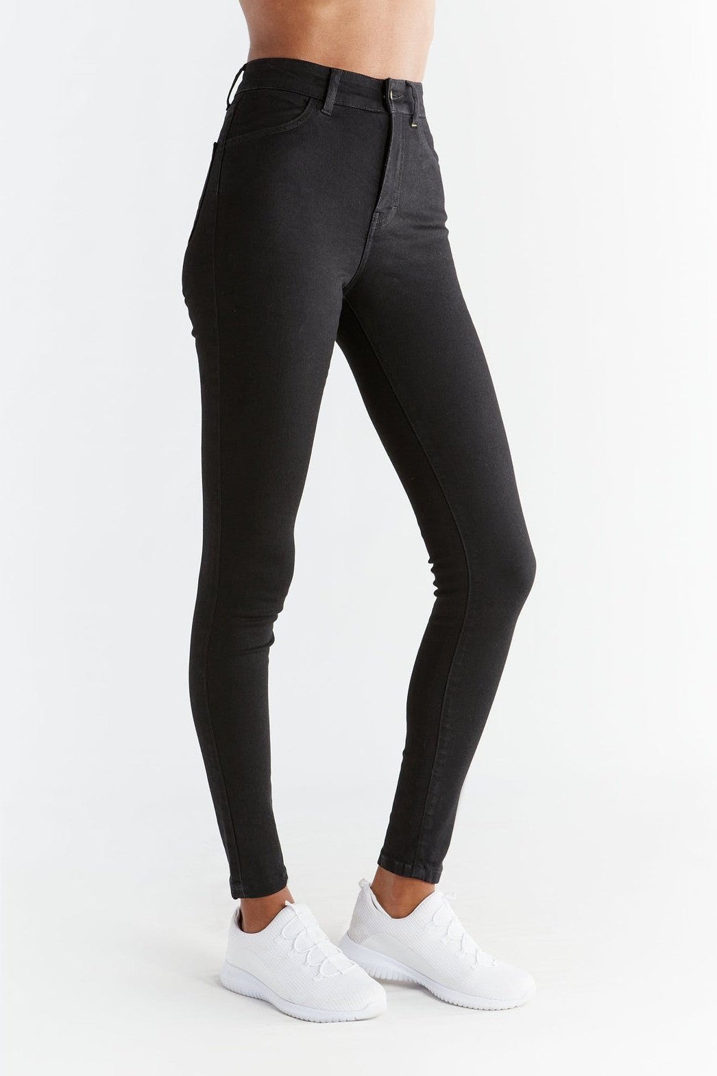 WD1015-104 | Damen Skinny Fit - Coal Black