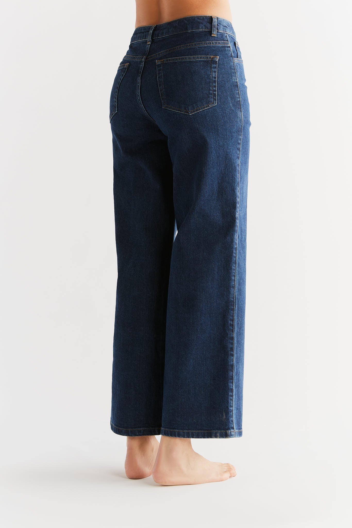 WE1009-231 | Damen Wide Leg Jeans - Lapis Blue