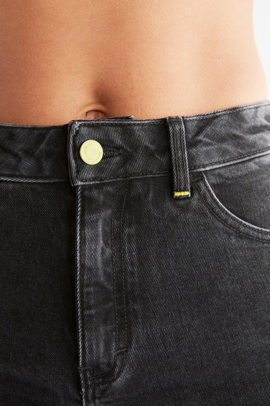 WE1010-145 | Damen Wide Leg Jean - Carbon Gray