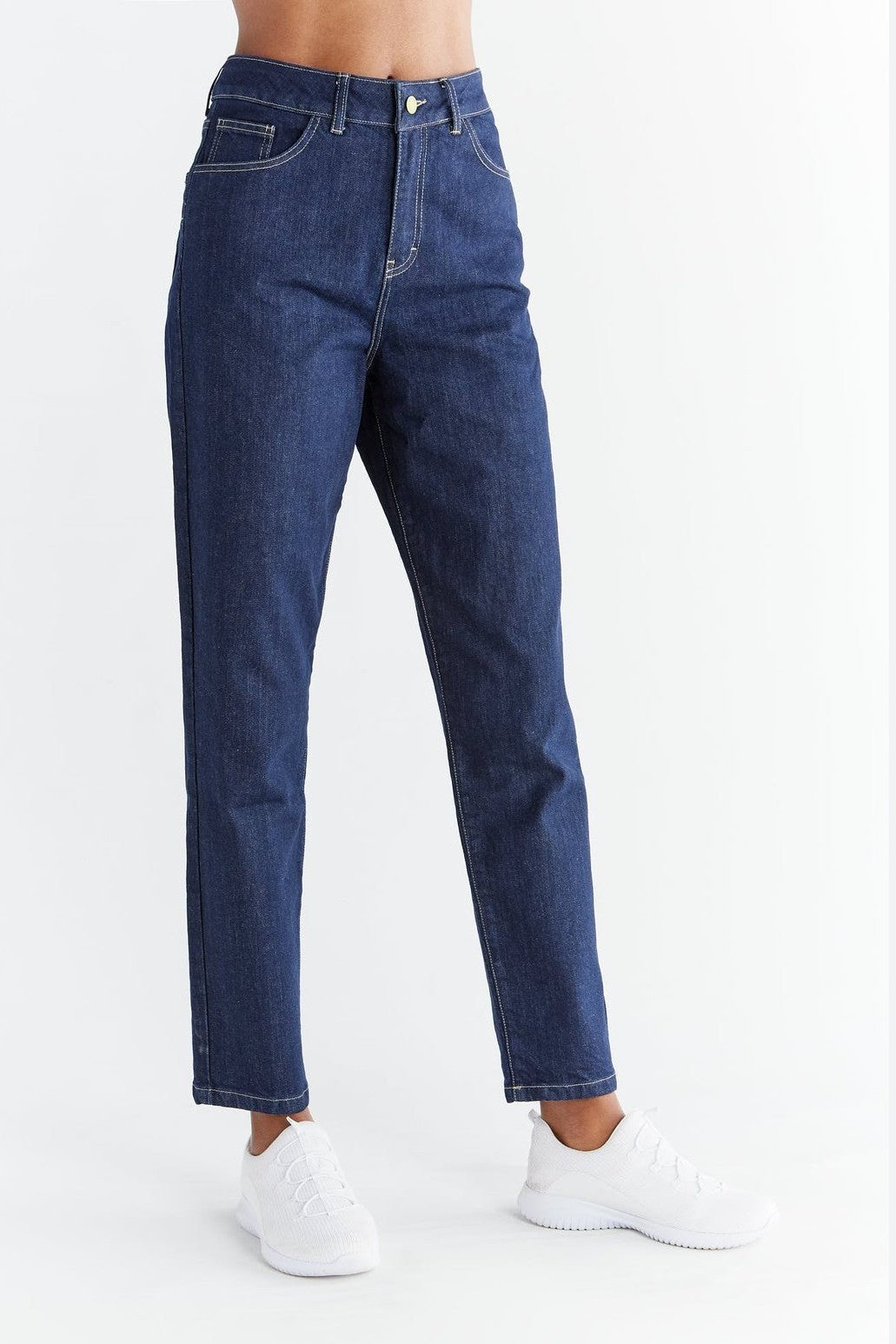 WN1009-215 | Damen Mom Fit - Dark Slate Blue